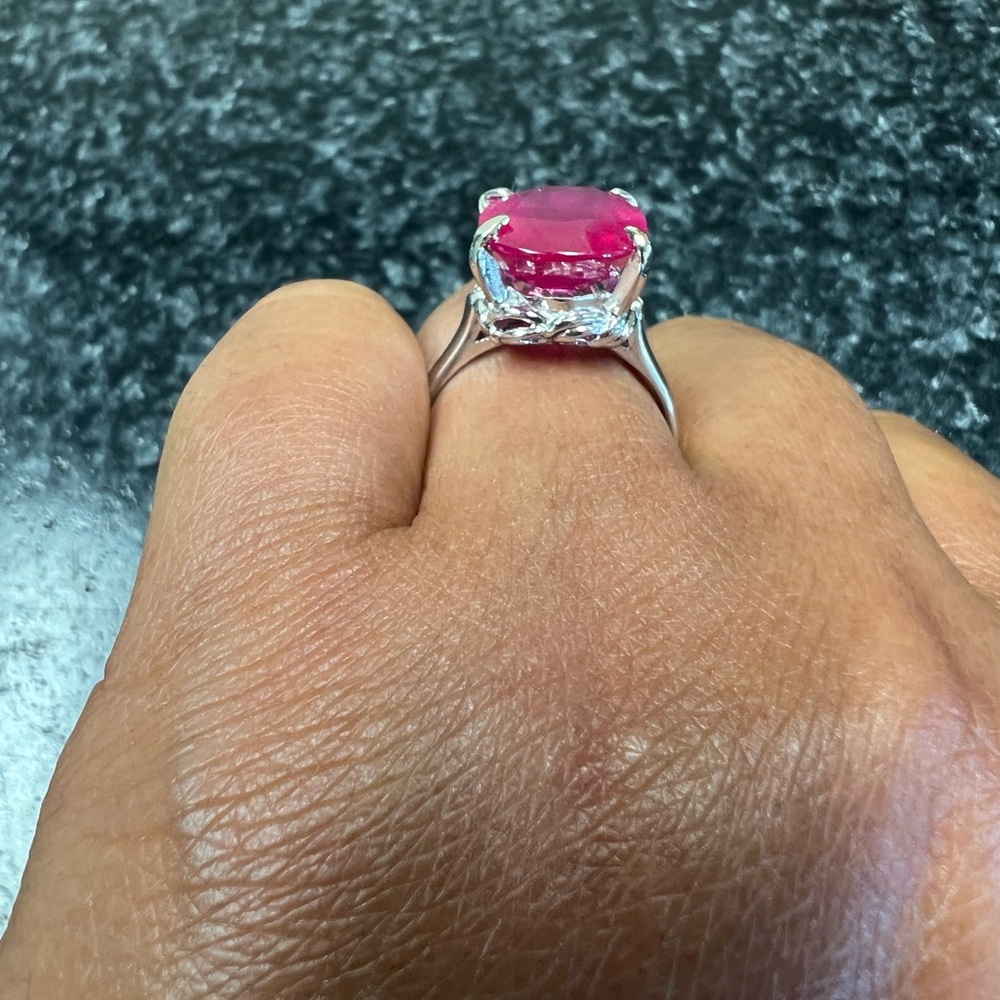 Natural ruby ring - Picture 2 of 12